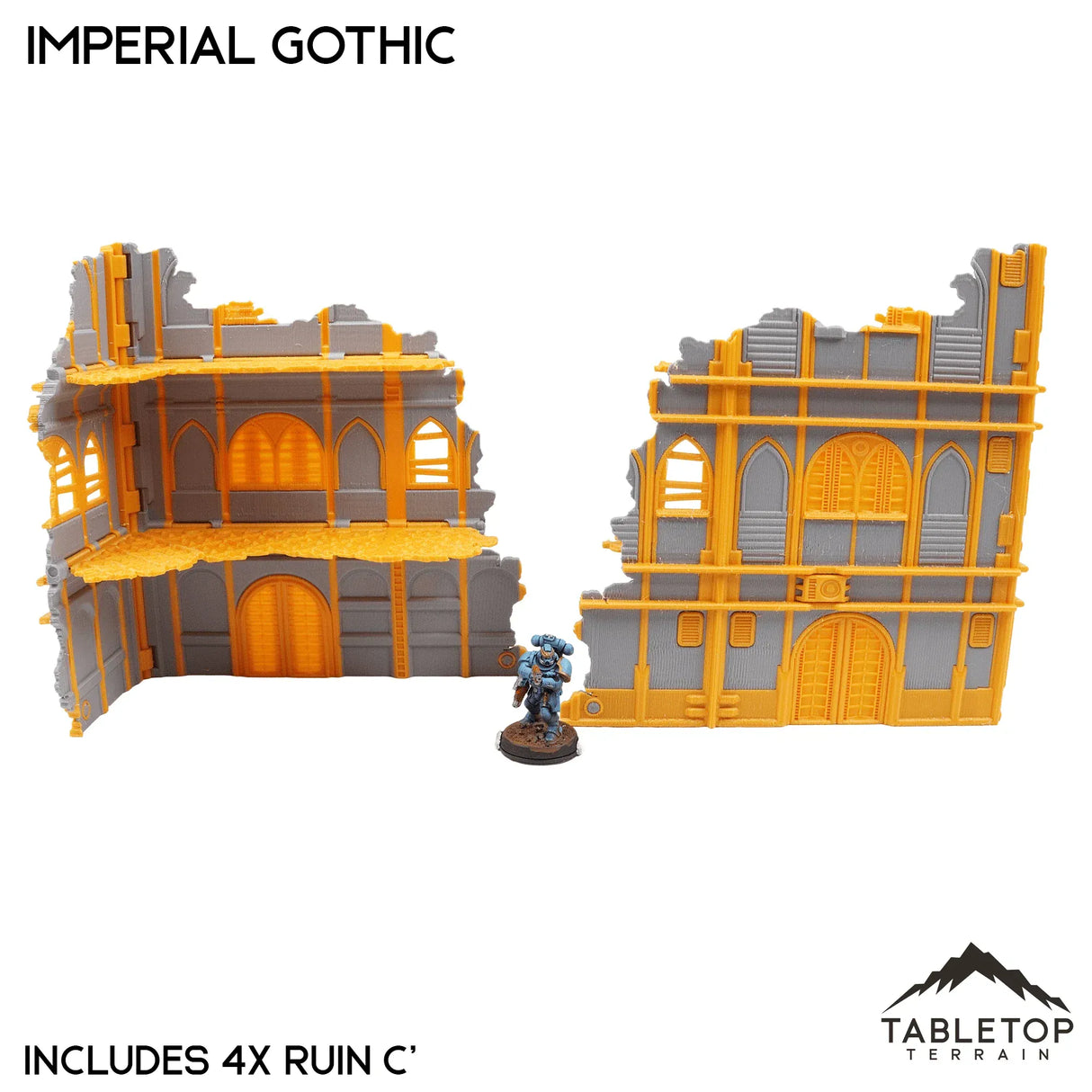 Tabletop Terrain Terrain Imperial Gothic Foldable Multicolor 10e Tournament Terrain