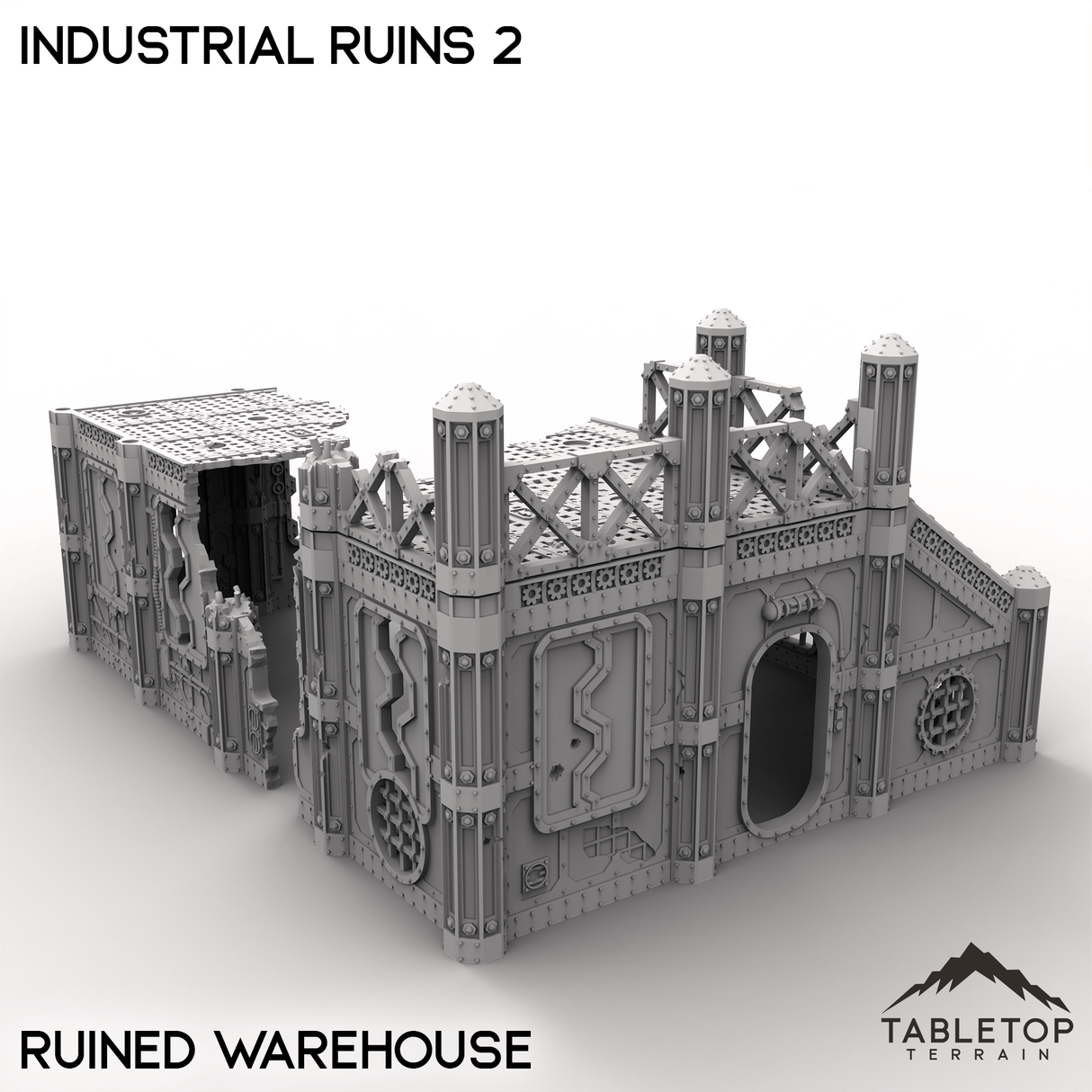 Tabletop Terrain Terrain Industrial Ruins 2