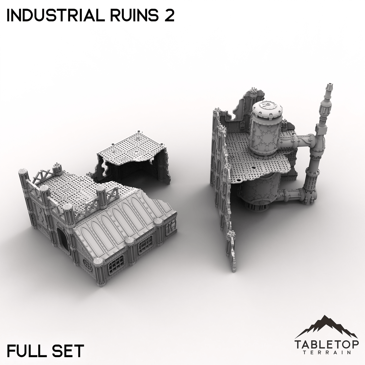 Tabletop Terrain Terrain Industrial Ruins 2
