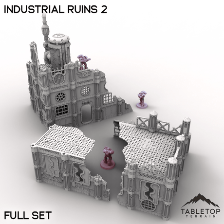 Tabletop Terrain Terrain Industrial Ruins 2