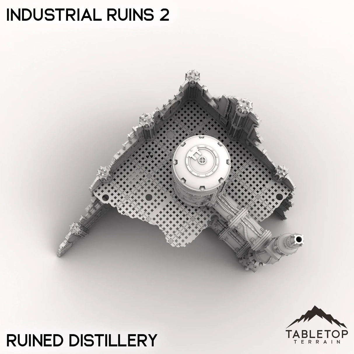 Tabletop Terrain Terrain Industrial Ruins 2