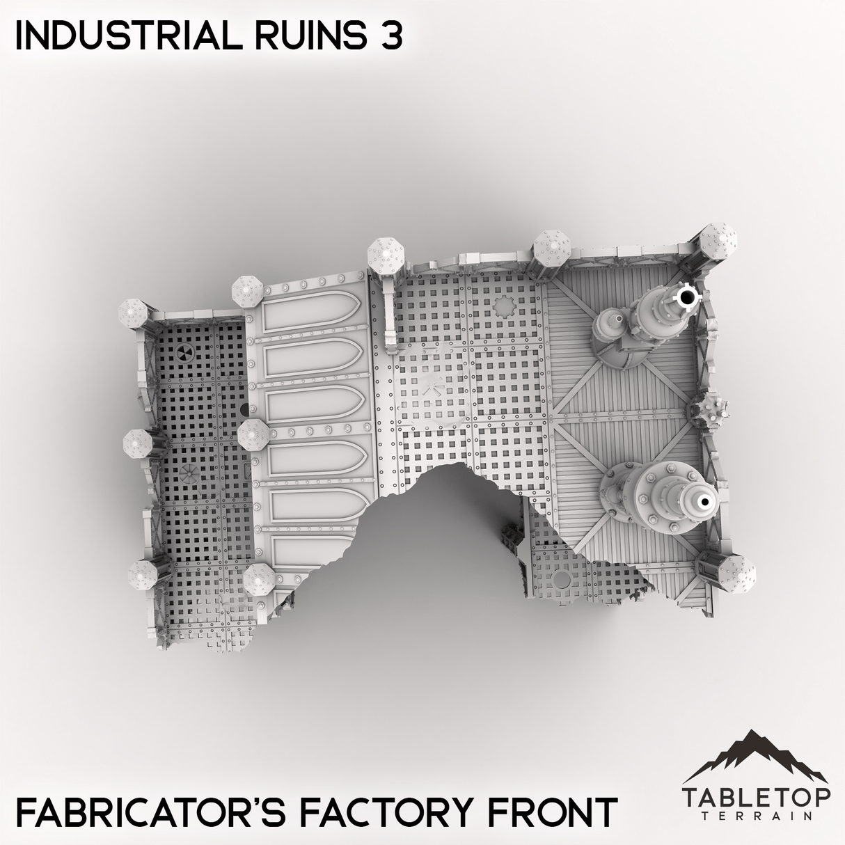 Tabletop Terrain Terrain Industrial Ruins 3
