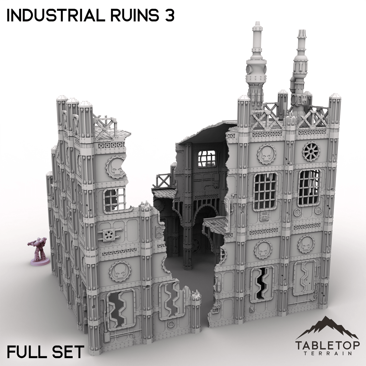 Tabletop Terrain Terrain Industrial Ruins 3