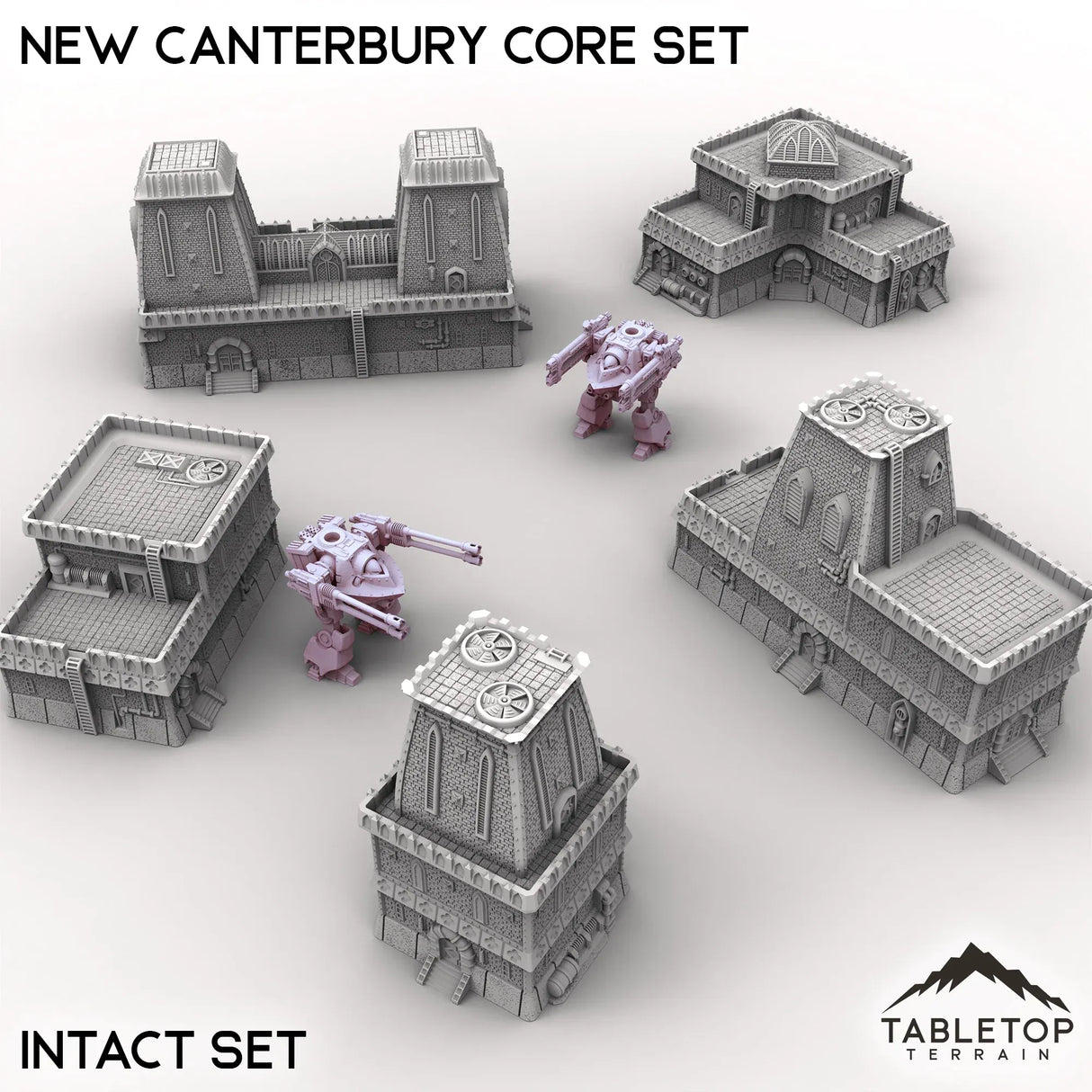 Tabletop Terrain Terrain Intact Set New Canterbury Core Set - 6mm
