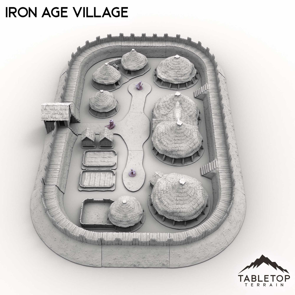 Tabletop Terrain Terrain Iron Age Village