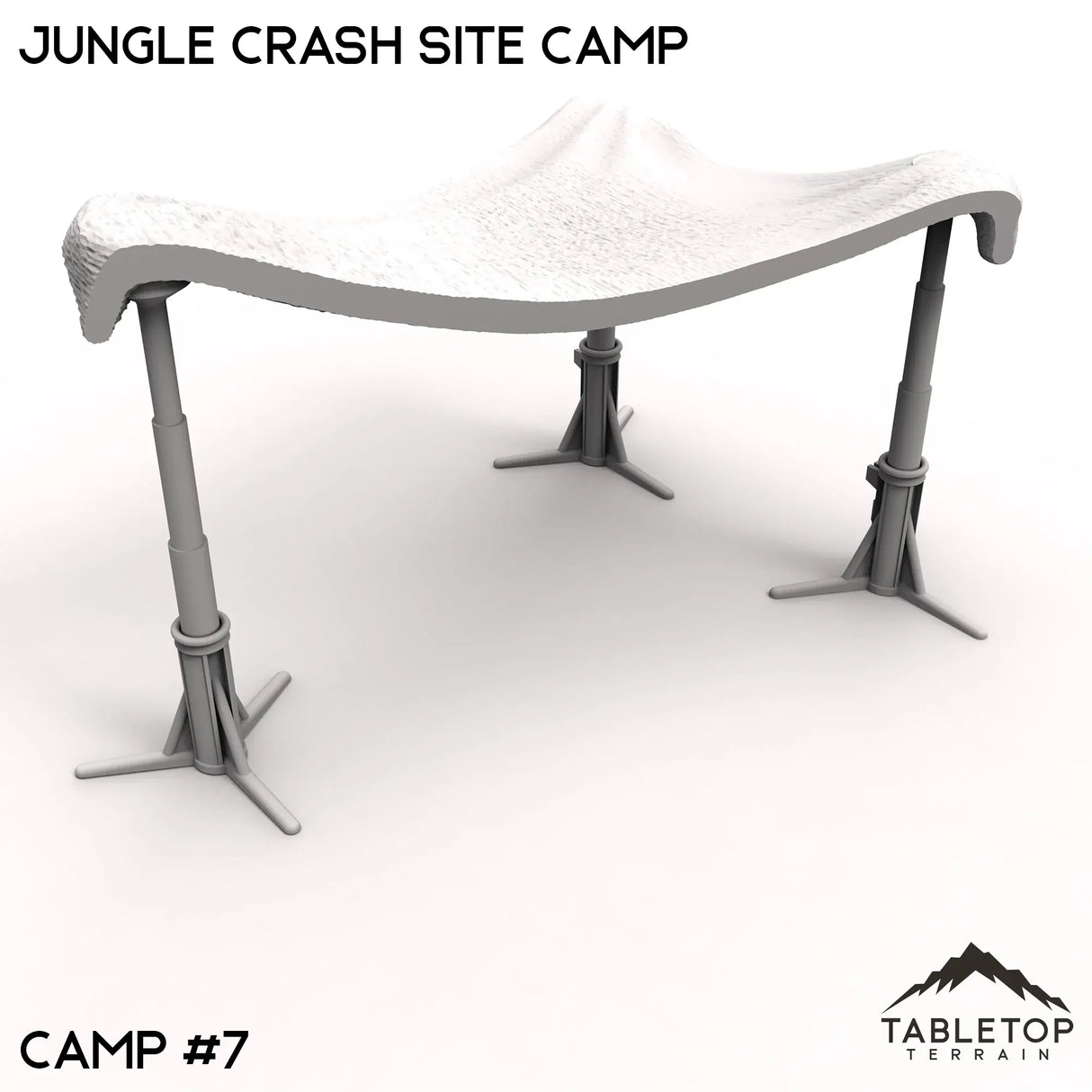 Tabletop Terrain Terrain Jungle Crash Site Camp