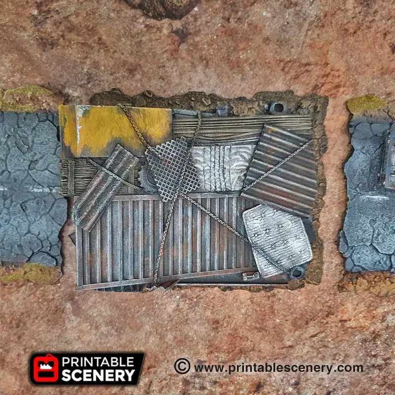 Tabletop Terrain Terrain Junk Jumps - Apocalyptic Terrain