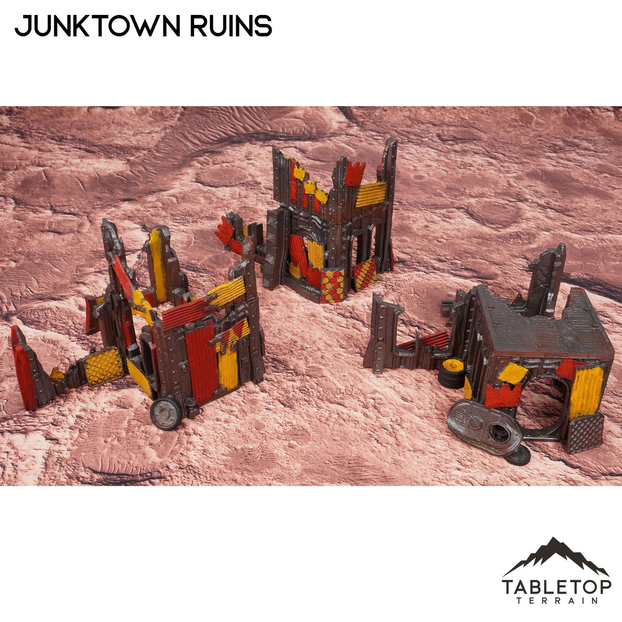 Tabletop Terrain Terrain Junktown Ruins Ork Table Set