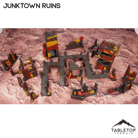 Tabletop Terrain Terrain Junktown Ruins Ork Table Set