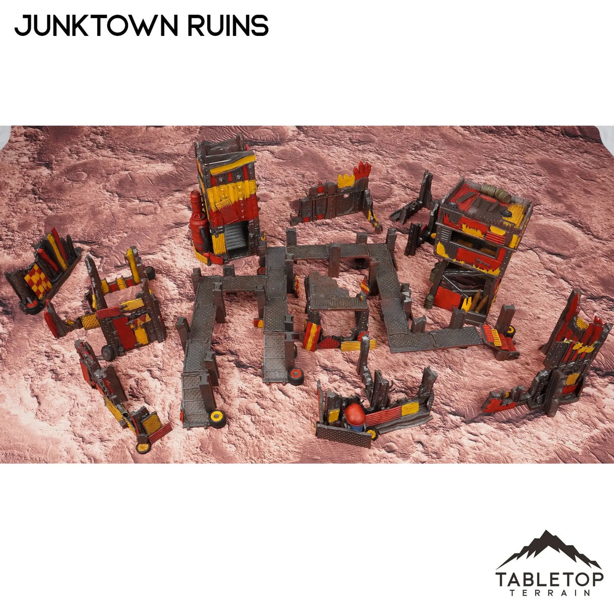 Tabletop Terrain Terrain Junktown Ruins Ork Table Set
