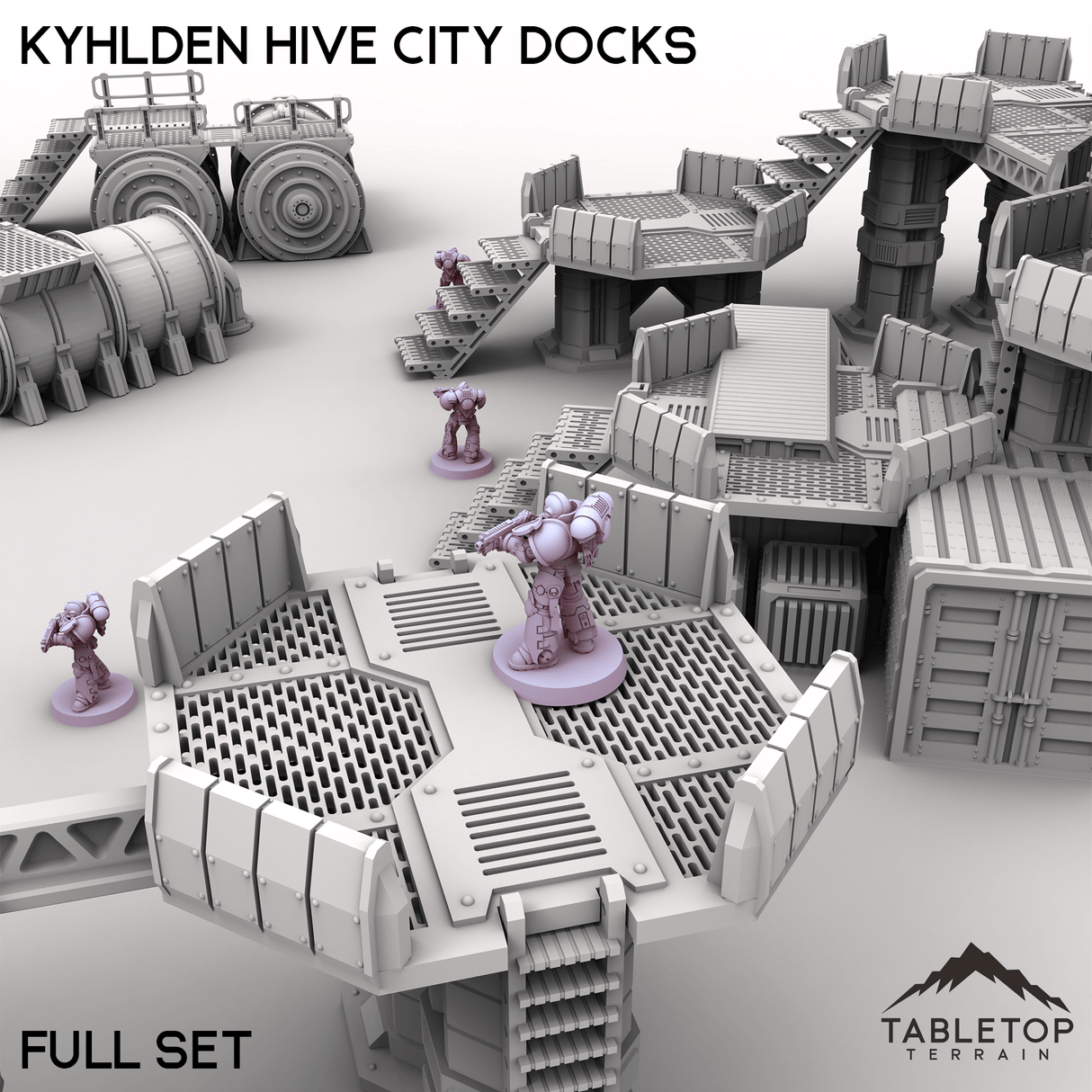 Tabletop Terrain Terrain Kyhlden Hive City Docks
