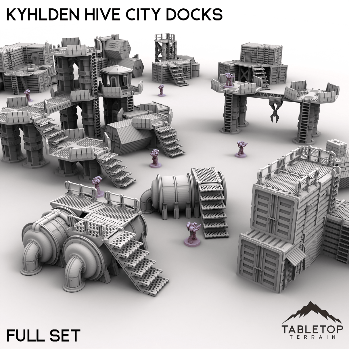 Tabletop Terrain Terrain Kyhlden Hive City Docks