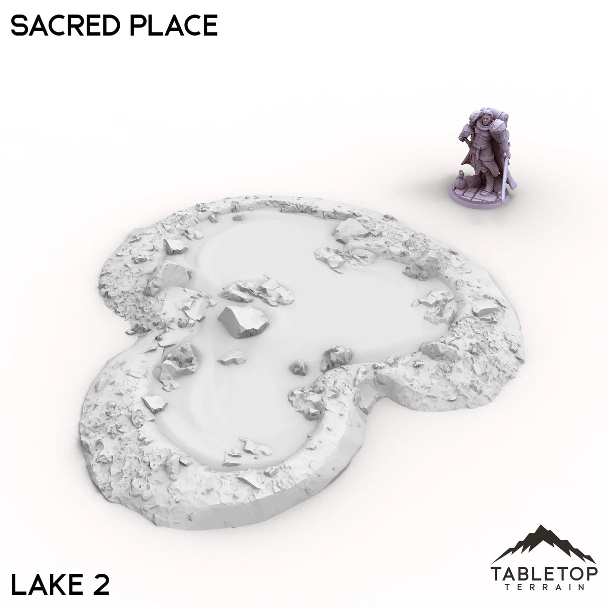 Tabletop Terrain Terrain Lake 2 / 32mm Sacred Place