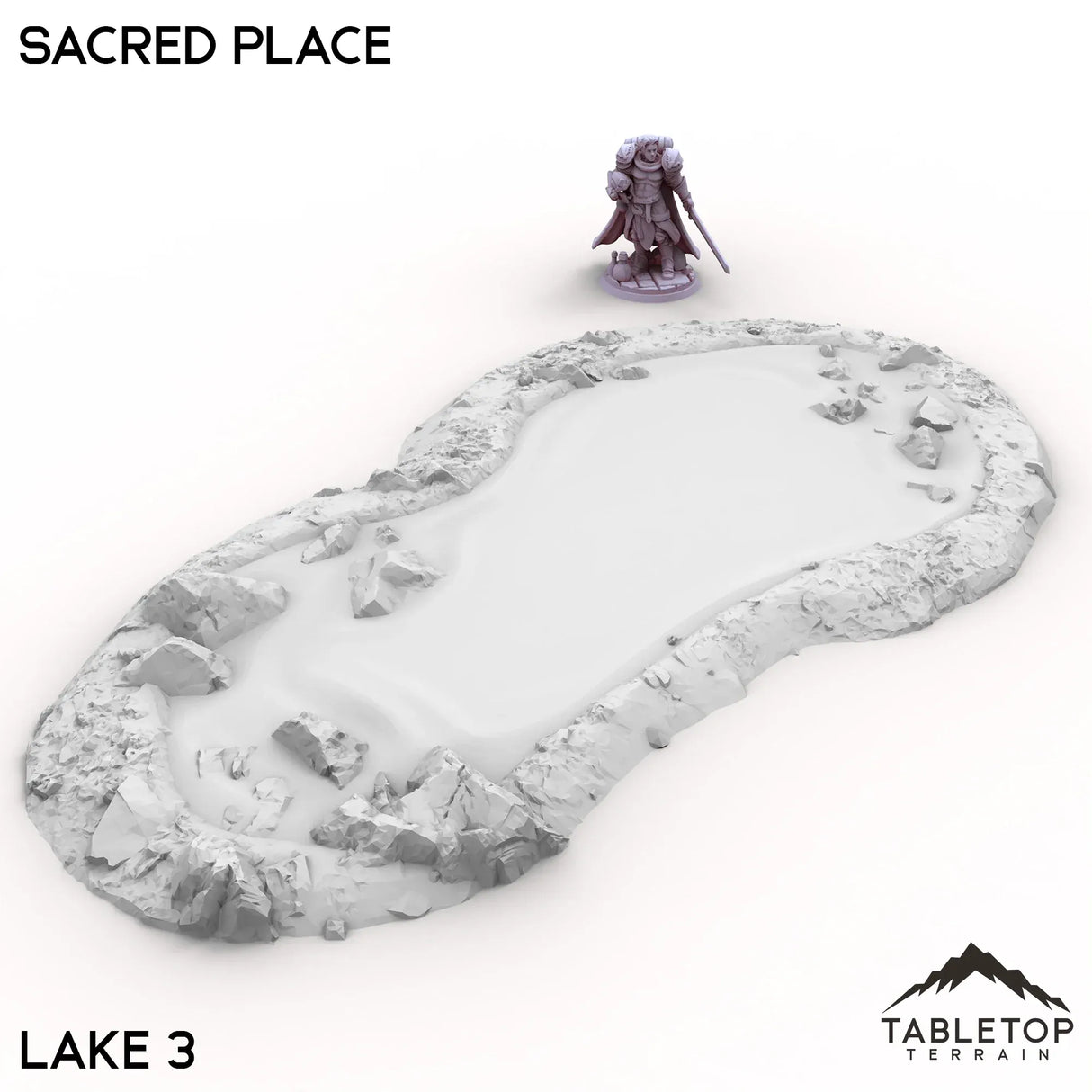 Tabletop Terrain Terrain Lake 3 / 32mm Sacred Place