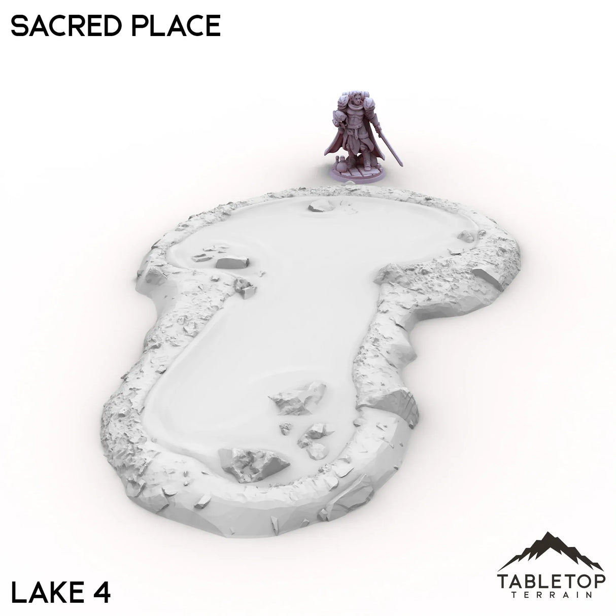 Tabletop Terrain Terrain Lake 4 / 32mm Sacred Place