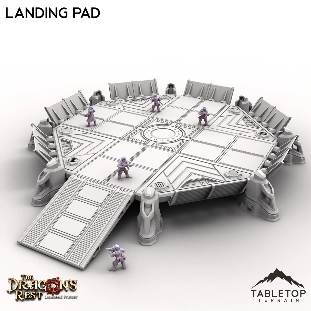 Tabletop Terrain Terrain Landing Pad