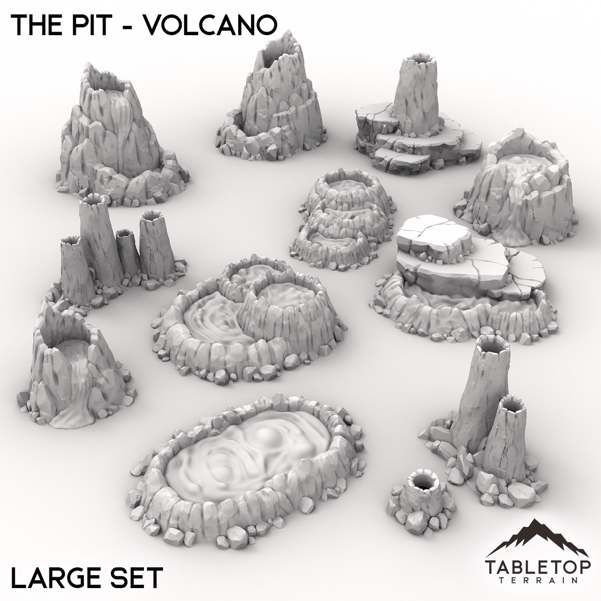 Tabletop Terrain Terrain Large / 32mm The Pit - Volcano