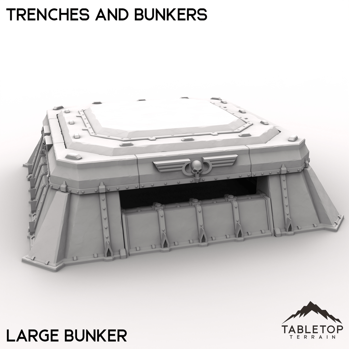 Tabletop Terrain Terrain Large Bunker / 32mm Trenches and Bunkers