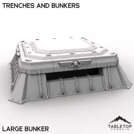 Tabletop Terrain Terrain Large Bunker / 32mm Trenches and Bunkers
