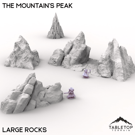 Tabletop Terrain Terrain Large Rocks / 32mm The Mountain's Peak