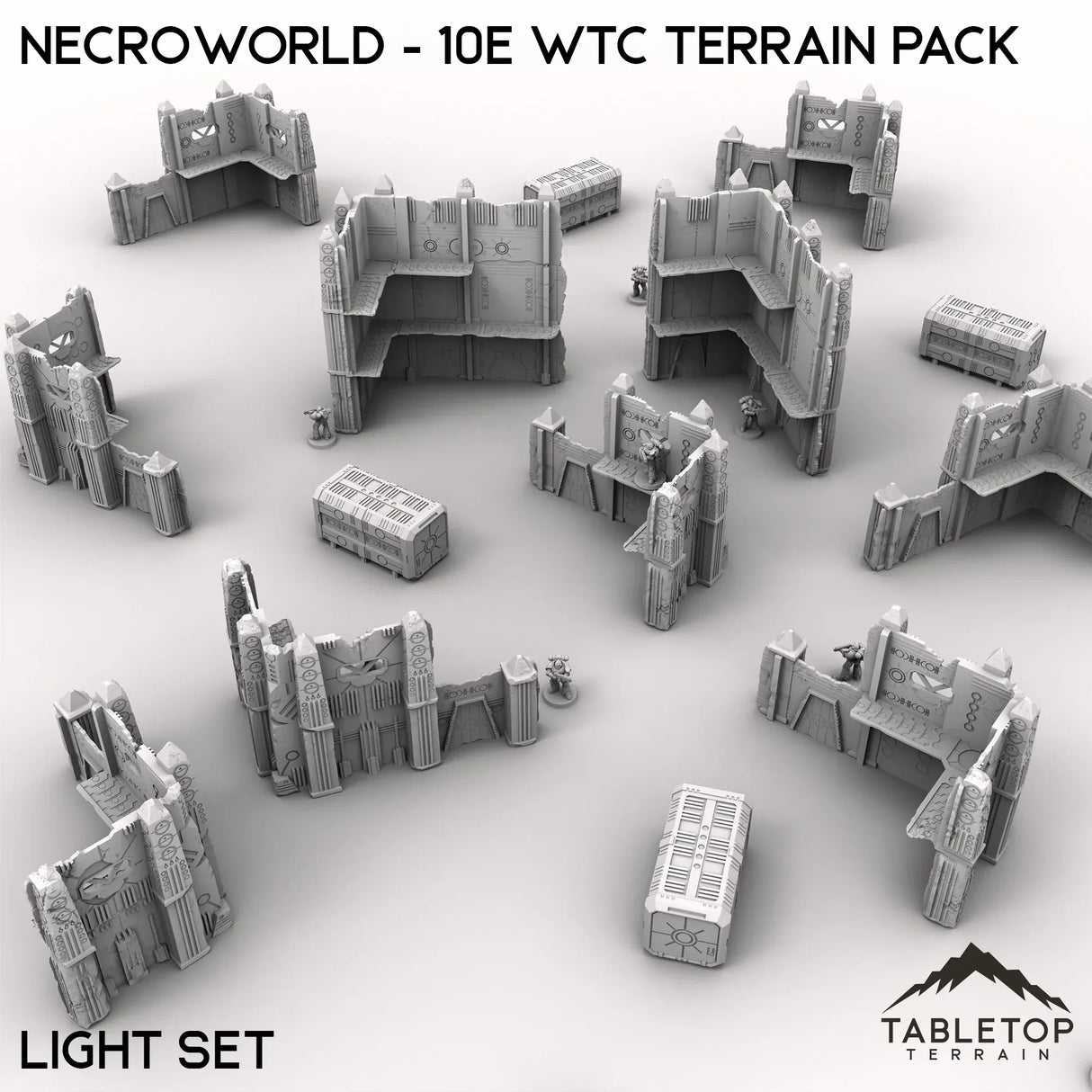 Tabletop Terrain Terrain Light NecroWorld - WTC compatible Terrain Pack