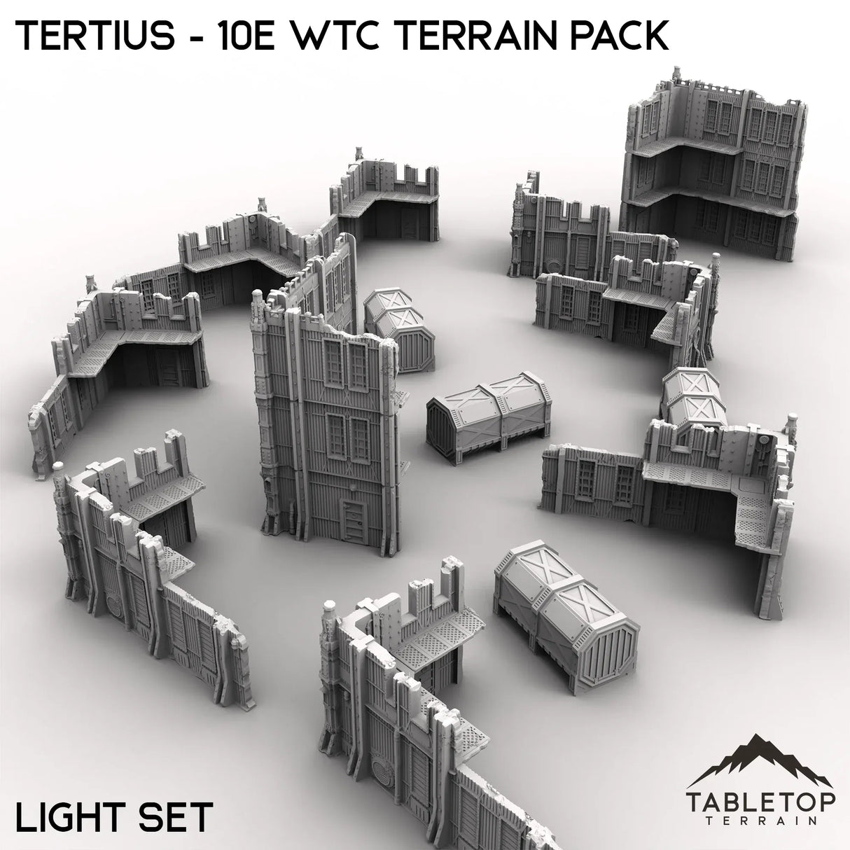Tabletop Terrain Terrain Light Tertius - WTC compatible Terrain Pack