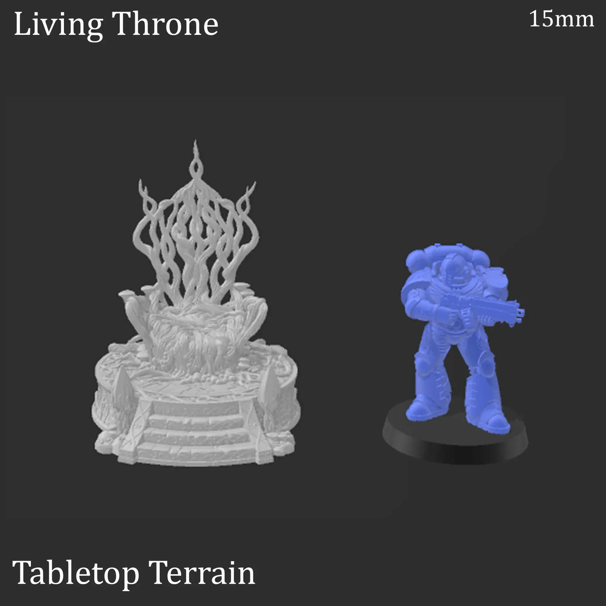 Tabletop Terrain Terrain Living Throne - Elven Terrain
