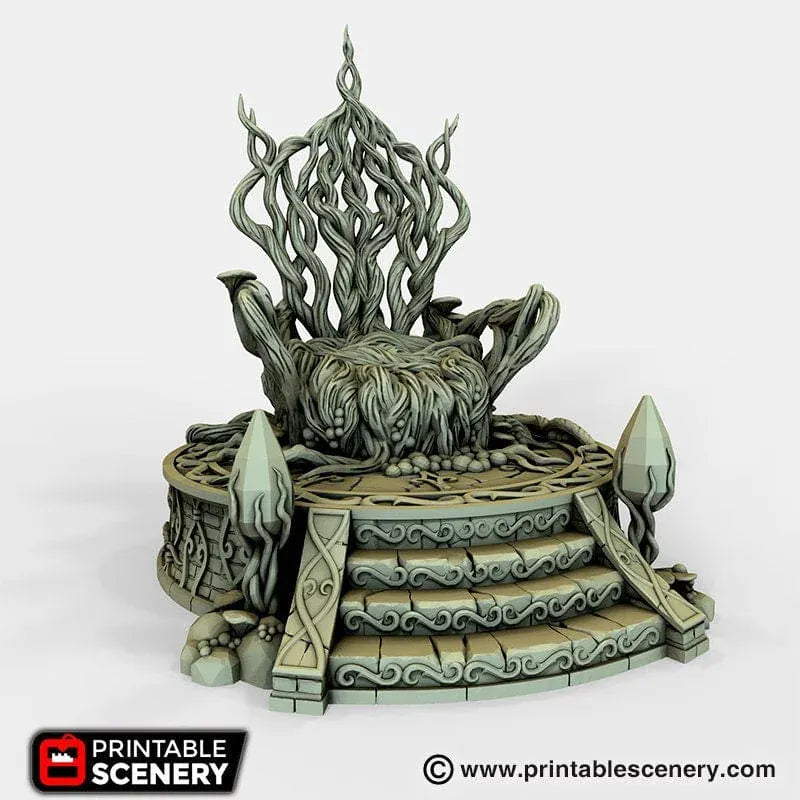 Tabletop Terrain Terrain Living Throne - Elven Terrain