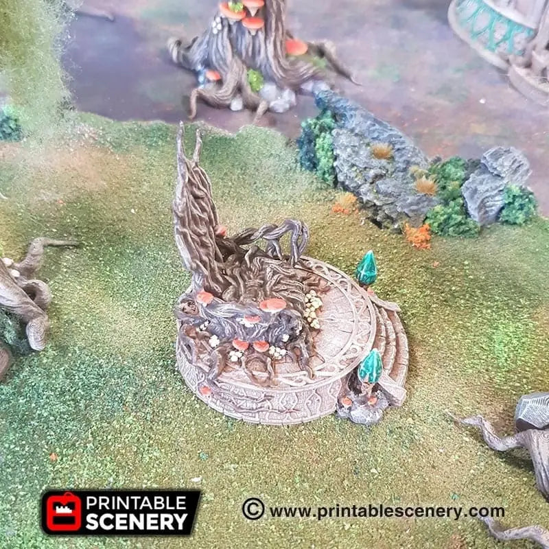 Tabletop Terrain Terrain Living Throne - Elven Terrain