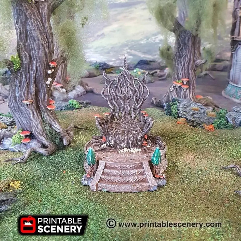 Tabletop Terrain Terrain Living Throne - Elven Terrain