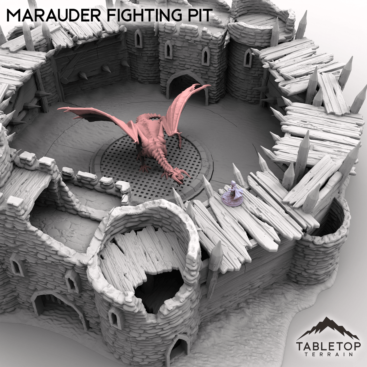 Tabletop Terrain Terrain Marauder Fighting Pit