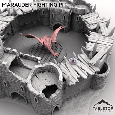 Tabletop Terrain Terrain Marauder Fighting Pit