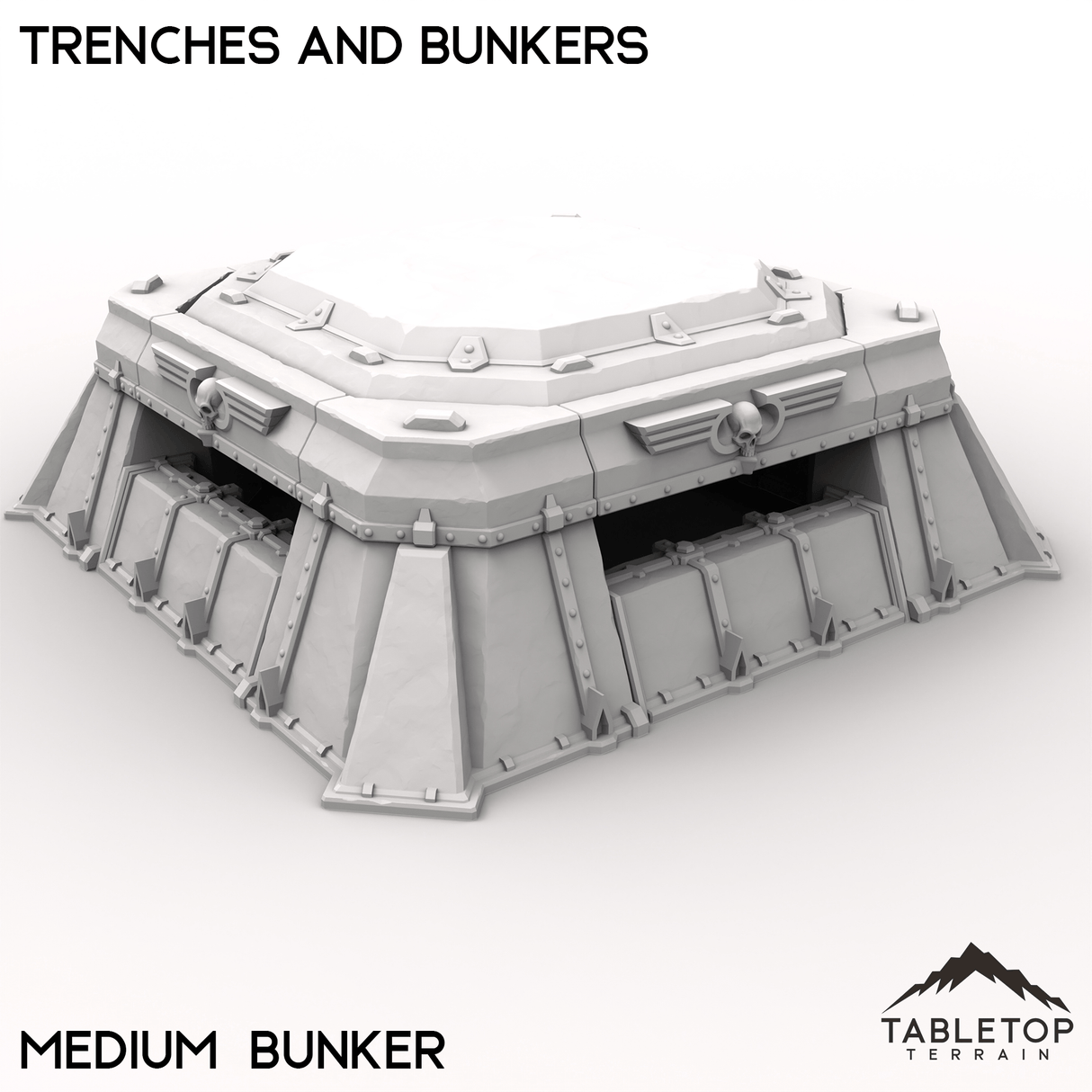 Tabletop Terrain Terrain Medium Bunker / 32mm Trenches and Bunkers