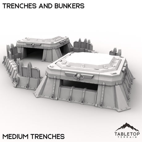 Tabletop Terrain Terrain Medium Trench / 32mm Trenches and Bunkers