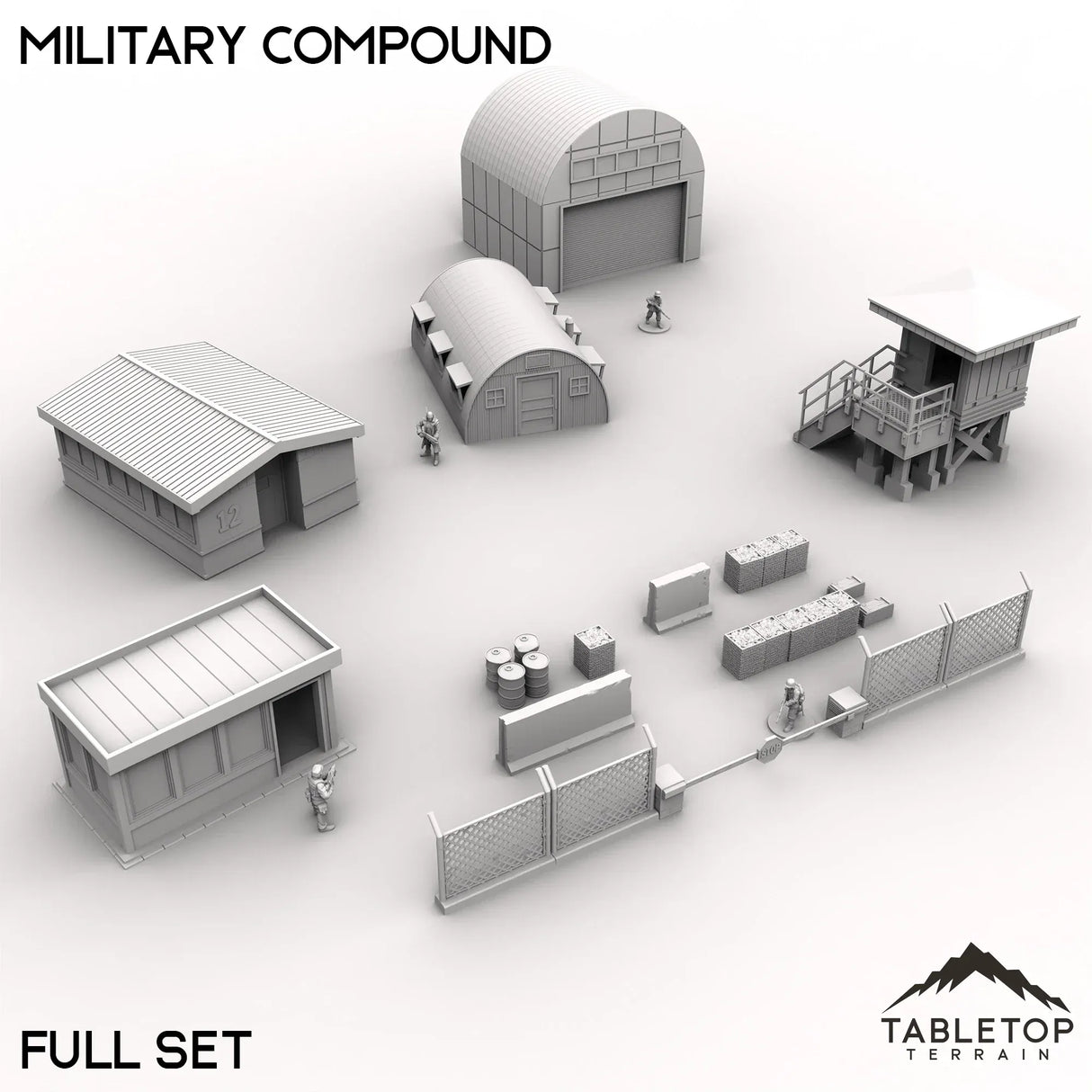 Tabletop Terrain Terrain Military Compound