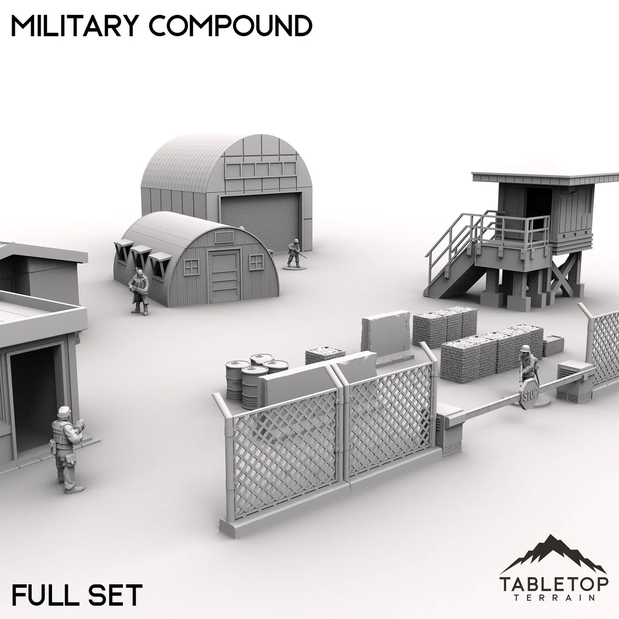Tabletop Terrain Terrain Military Compound