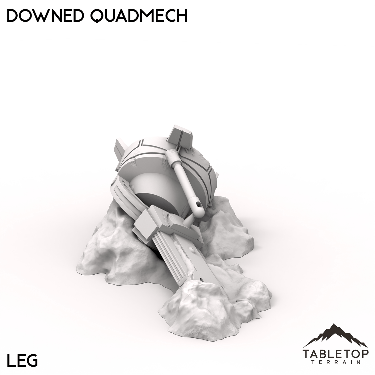 Tabletop Terrain Terrain *Missing Item* - Downed Quadmech