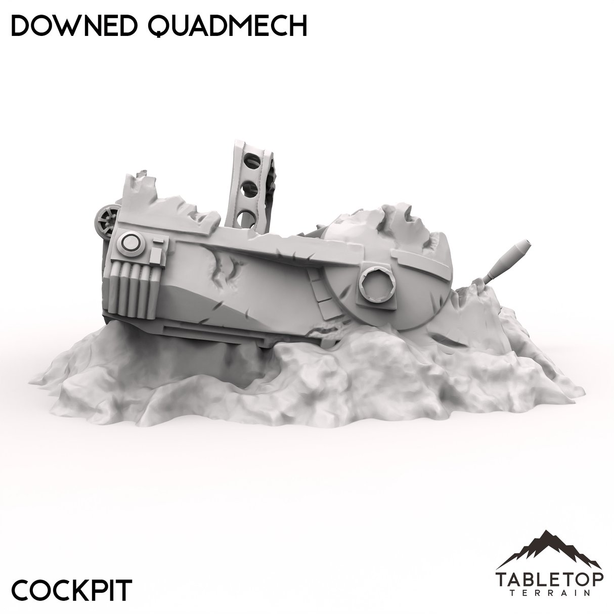 Tabletop Terrain Terrain *Missing Item* - Downed Quadmech