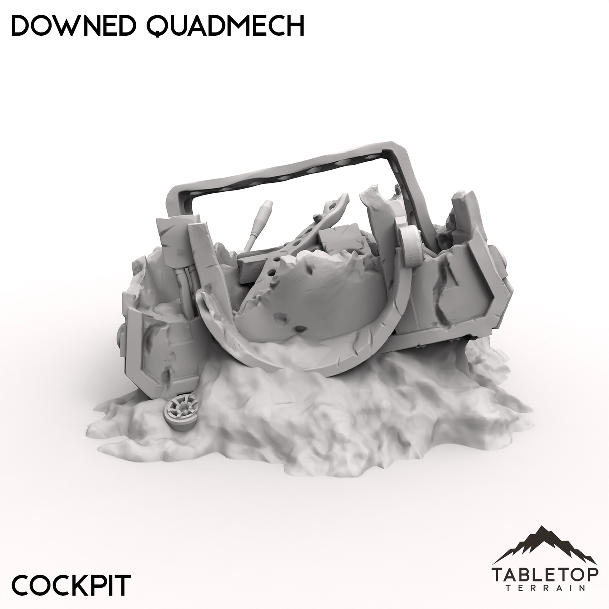 Tabletop Terrain Terrain *Missing Item* - Downed Quadmech