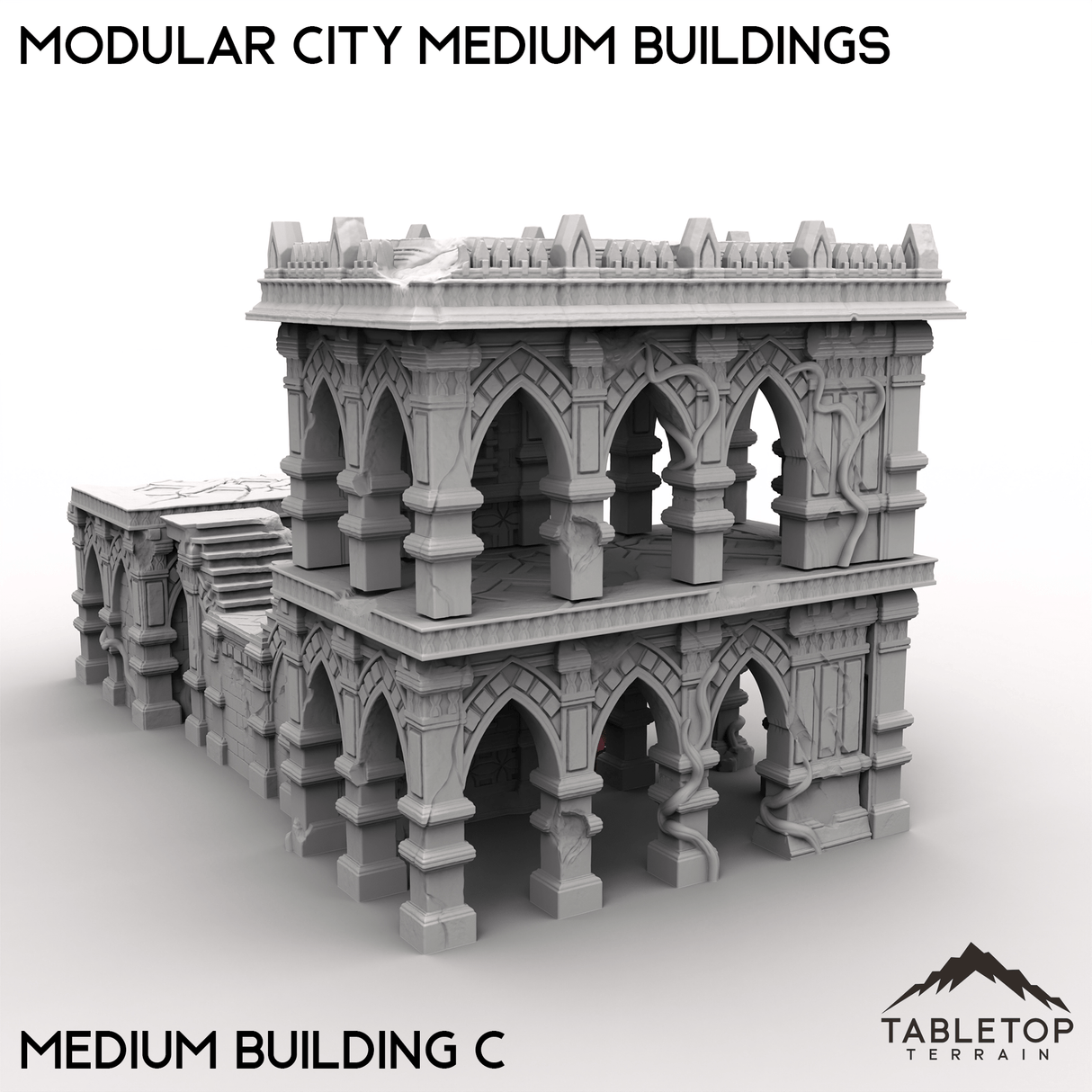 Tabletop Terrain Terrain Modular City Medium Buildings