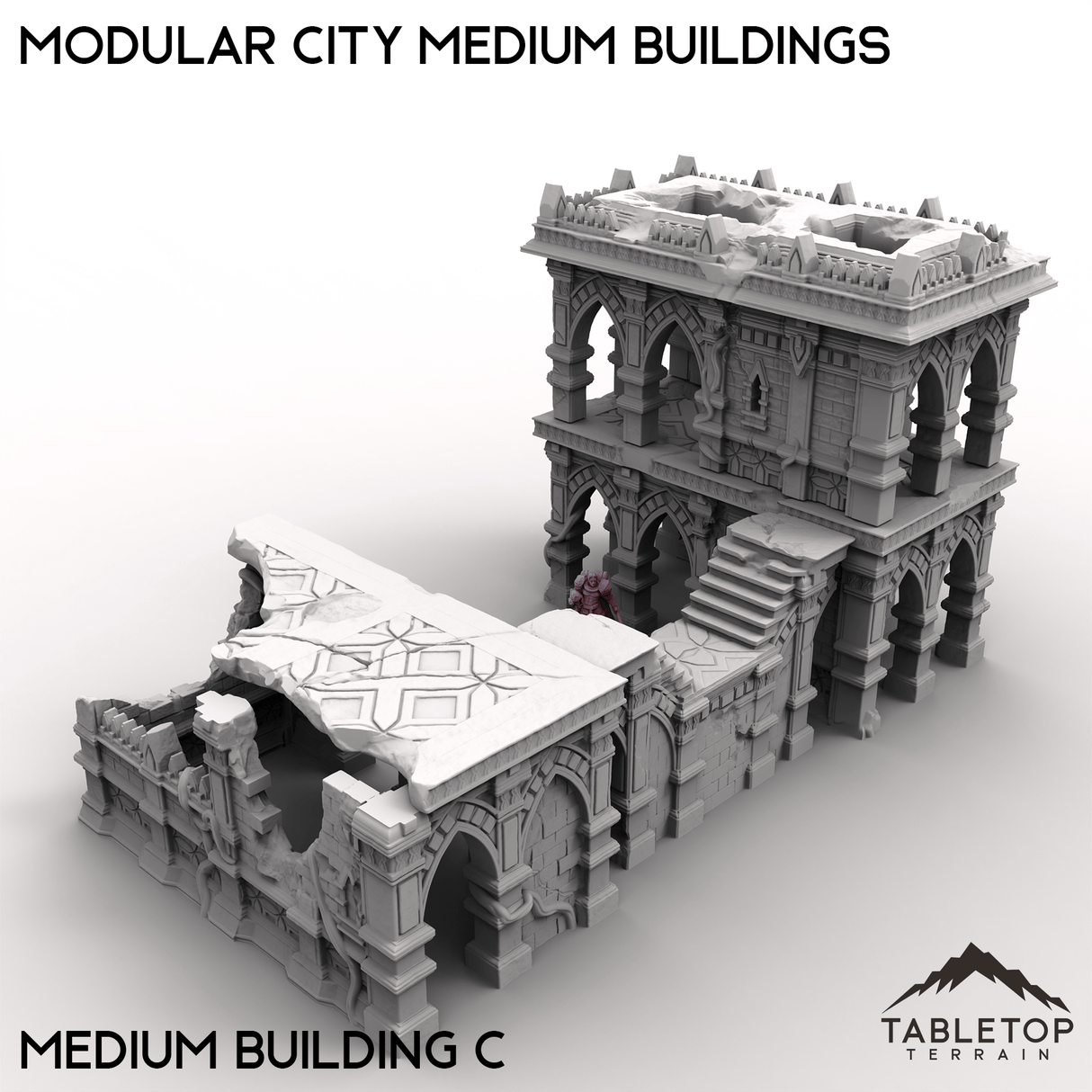 Tabletop Terrain Terrain Modular City Medium Buildings