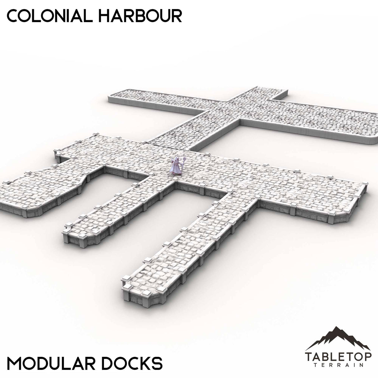 Tabletop Terrain Terrain Modular Docks / 32mm Colonial Harbour
