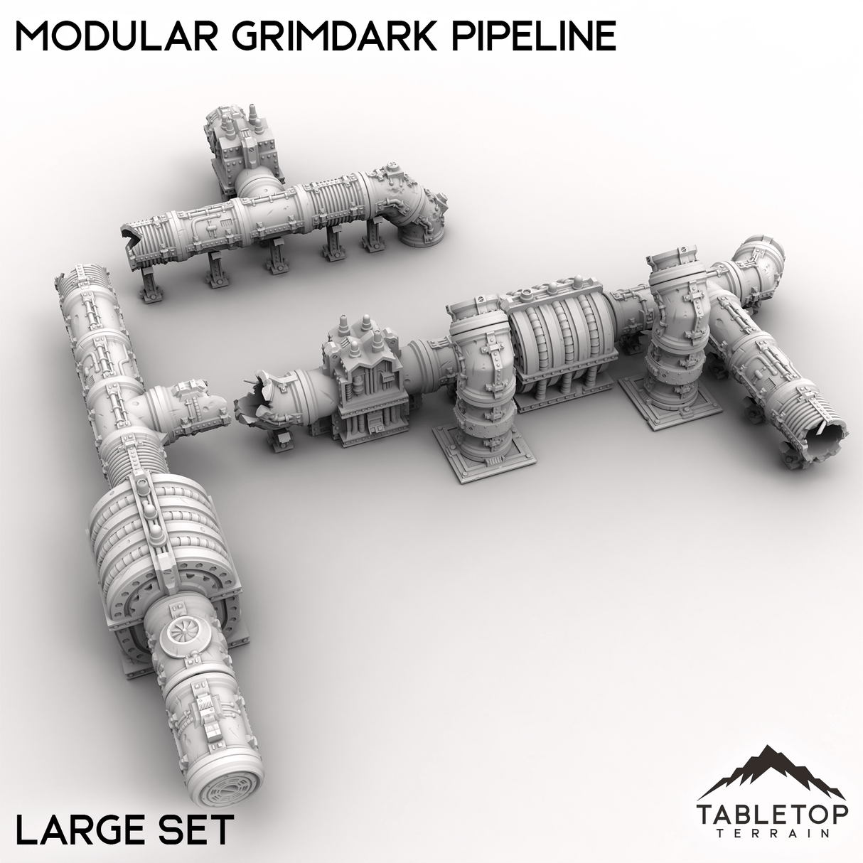 Tabletop Terrain Terrain Modular Grimdark Pipeline