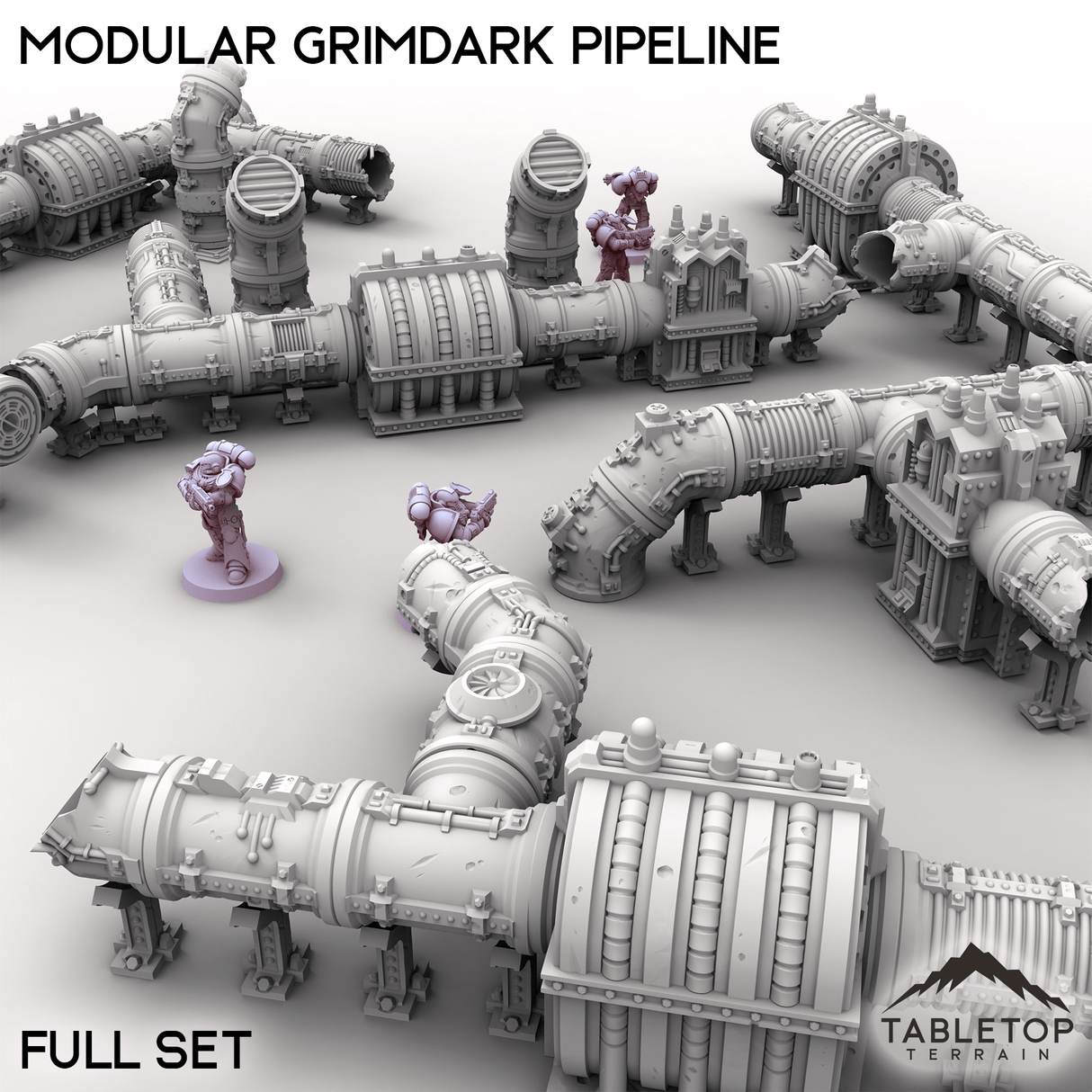 Tabletop Terrain Terrain Modular Grimdark Pipeline