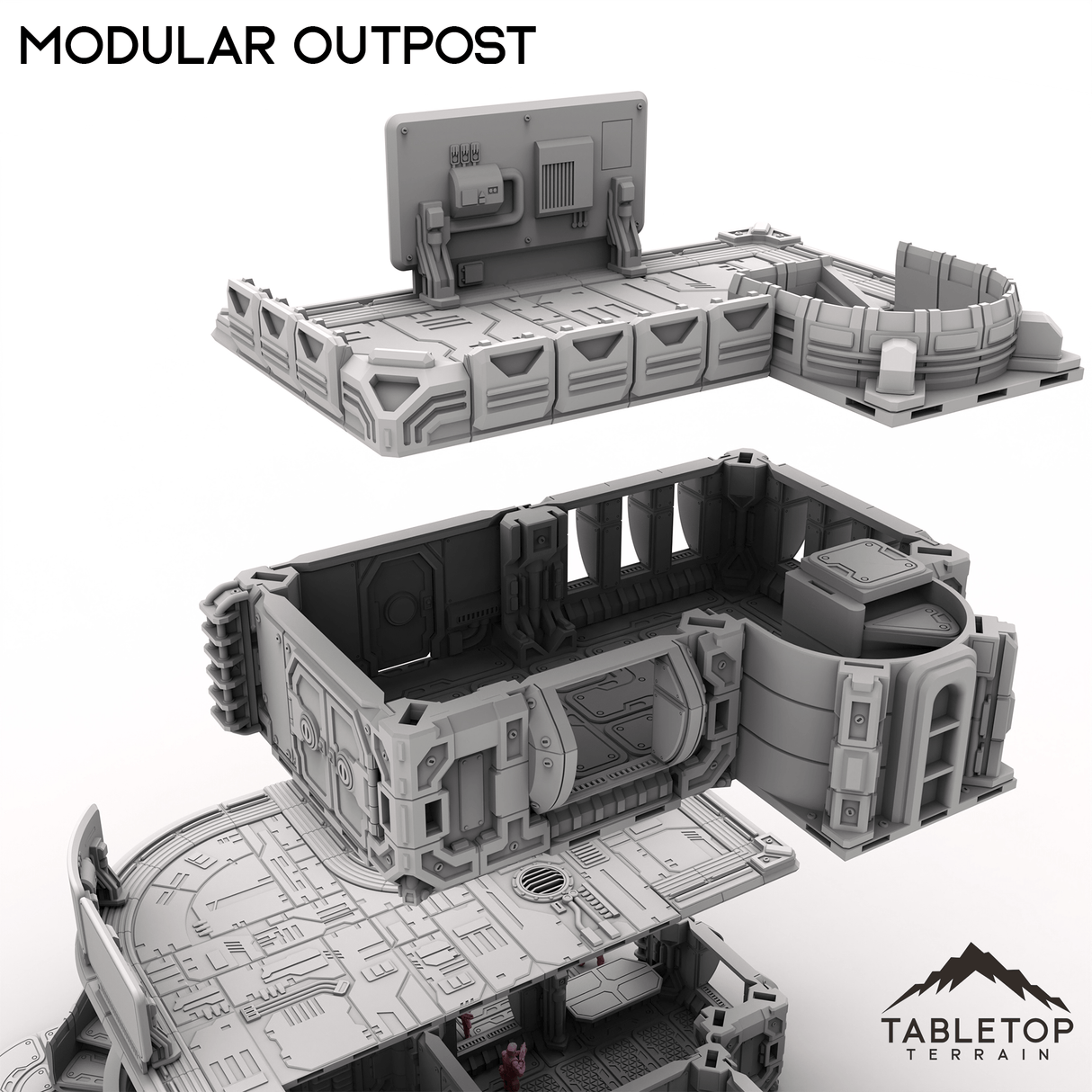 Tabletop Terrain Terrain Modular Outpost