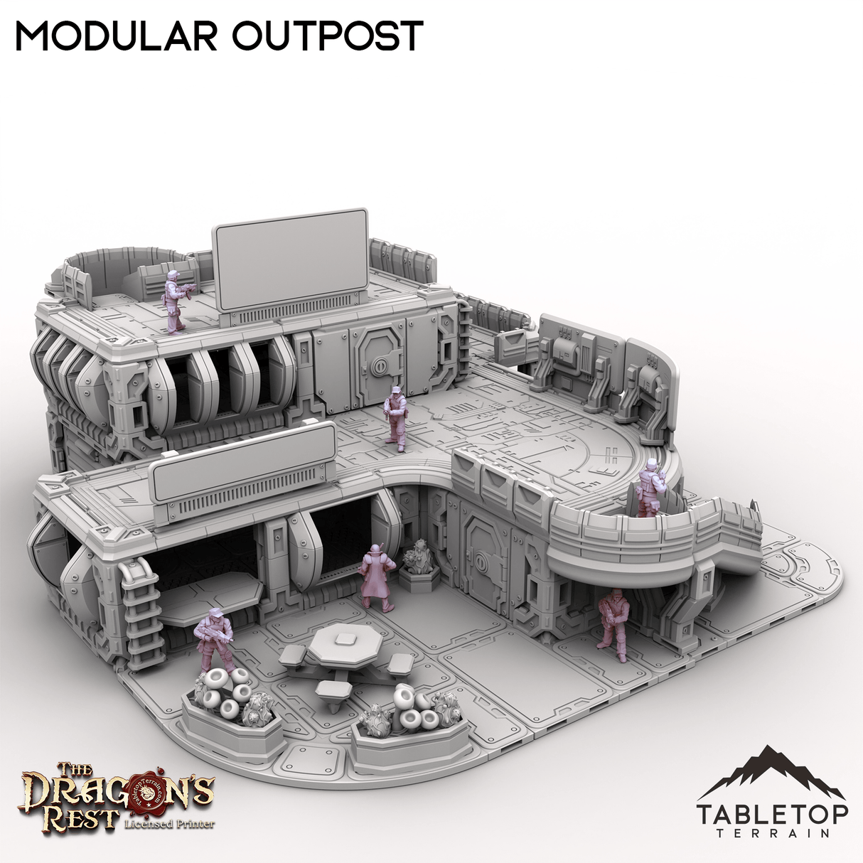 Tabletop Terrain Terrain Modular Outpost