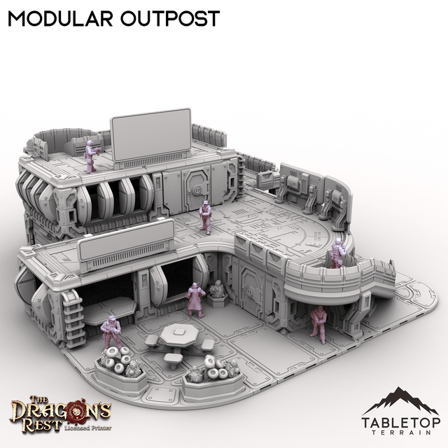 Tabletop Terrain Terrain Modular Outpost