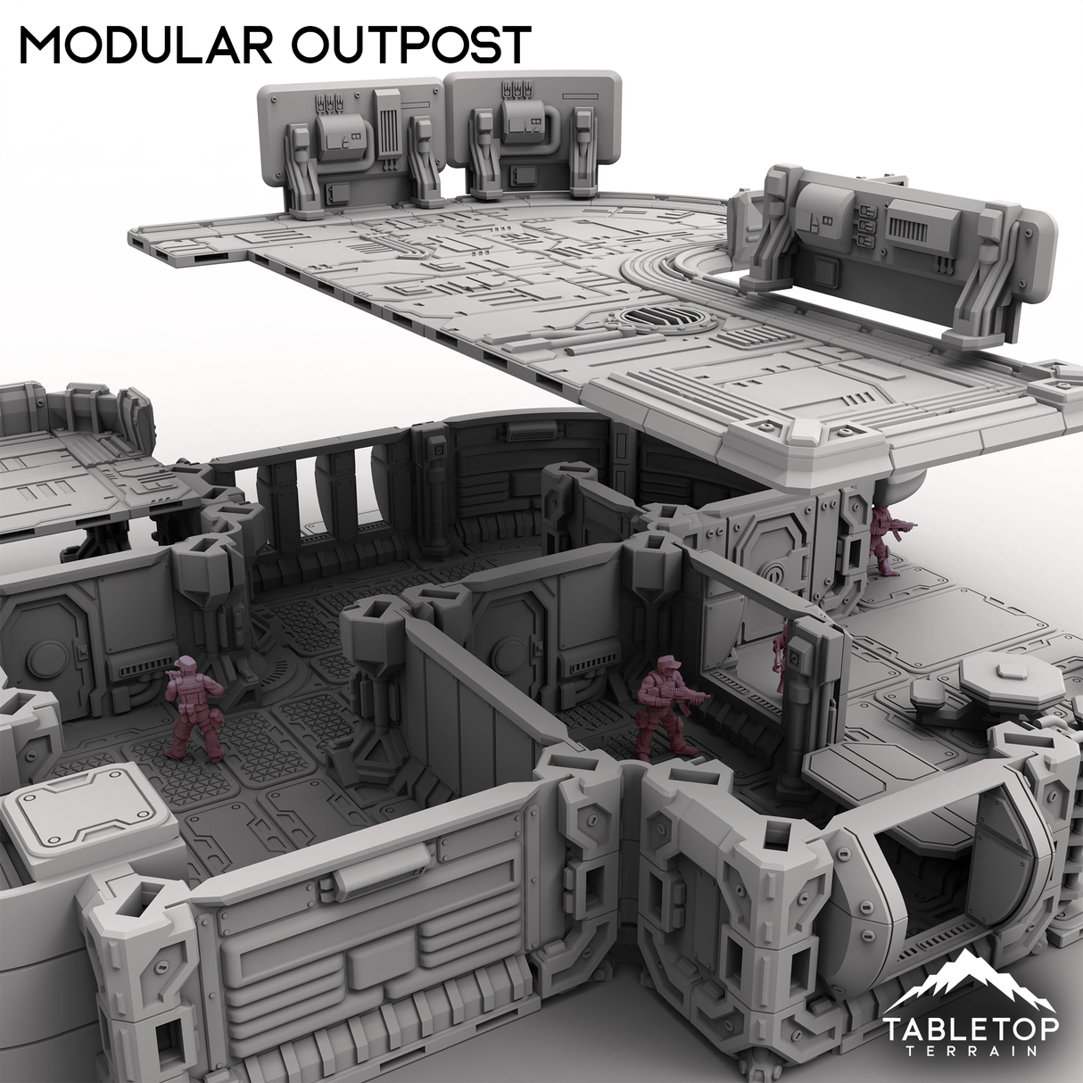 Tabletop Terrain Terrain Modular Outpost