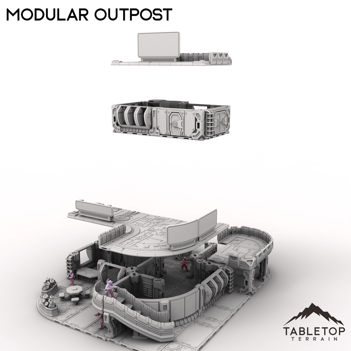 Tabletop Terrain Terrain Modular Outpost