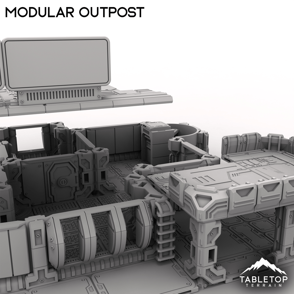 Tabletop Terrain Terrain Modular Outpost